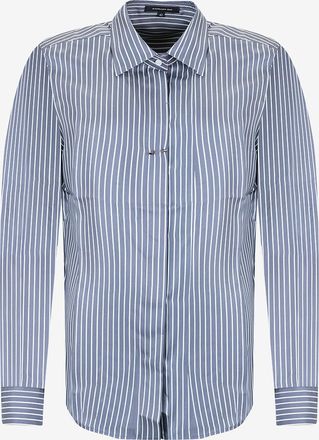 Barbara Bui Lang&auml;rmliges Seidenhemd mit Streifenmuster