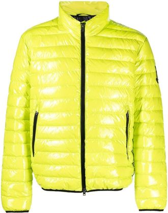 Herno padded goose down jacket - men - Polyamide/Polyamide/Polyurethane/Goose Down/Feather - 50 - Green
