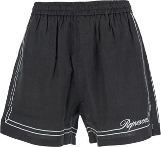 Represent Casual Shorts, male, Black, S, Black Border Shorts