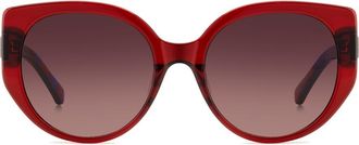 Kate Spade New York seraphina 55mm gradient round sunglasses in 0C9A-3X at Nordstrom Rack