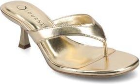 Journee Collection Danielle Slide Sandal in Gold at Nordstrom Rack, Size 7.5