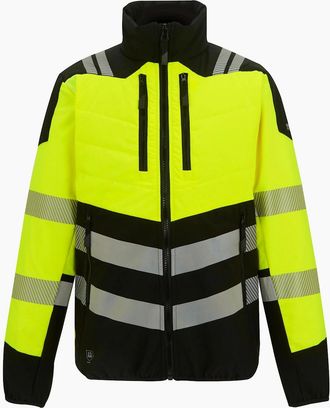 Regatta Mens Regatta Mens X-Pro Hi-Vis Hybrid Jacket - Multi/Black - Size: Regular/36