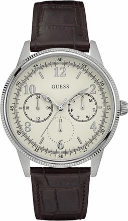 Guess Herenhorloge Kwarts Zilver