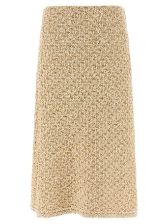 Fabiana Filippi Cotton Midi Womens Skirt
