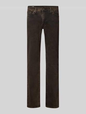 Levi's Slim Fit Jeans aus Baumwoll-Mix Modell 511 SLIM in Dunkelbraun, Gr&ouml;&szlig;e 30/32