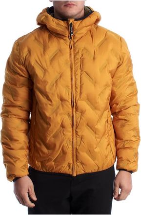 U.S.Polo Association Quilted Hooded Jacket - Heren - Winterjassen - Geel - 4XL - Leer - Jassen