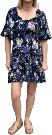 Angie Diana Mini Dress In Blue