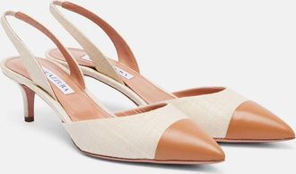 Aquazzura Pumps slingback Milanese 50 in pelle