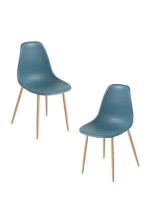 Regalos Miguel Regalos Miguel - Packs Sillas Comedor - Pack 2 Sillas Mykle - Azul Petr&oacute;leo