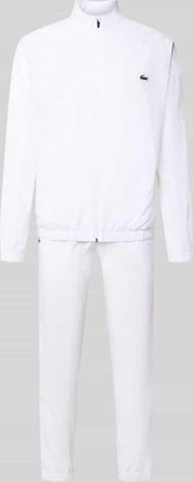 Lacoste Sport Regular Fit Trainingsanzug mit Logo-Detail in Weiss, Gr&ouml;&szlig;e XXXL