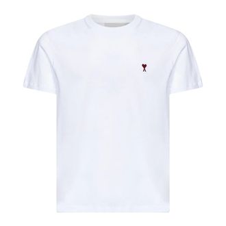 Ami AMI Paris T-shirts and Polos - male - Ami Paris - T-Shirts - White - XL - Tops