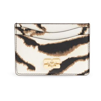 Ganni Card Case - female - Ganni - Wallets & Cardholders - Beige - ONE SIZE - Accessories