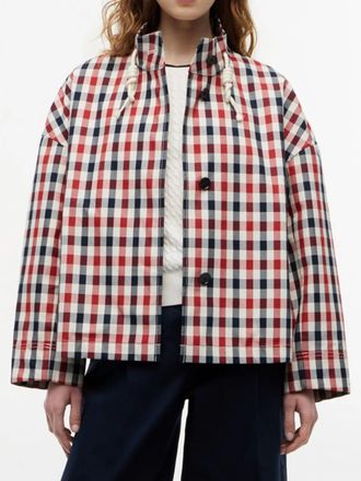 Tommy Hilfiger Check Cotton Short Parka