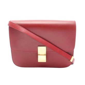 Celine Pre-owned Cross Body Bags, female, Red, Size: ONE SIZE Pre-owned Vintage Shoulder Bag