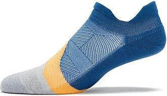 Feetures Elite Light Cushion Tab Quarter Length Socks Shoes Rally Blue : XL (US Mens Shoe 12.5-15.5), Nylon/Polyester/Spandex