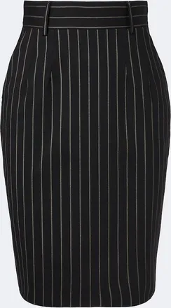 Dolce & Gabbana Pinstriped wool pencil skirt