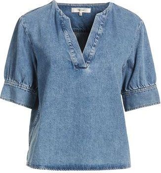 Frame Denim THE DENIM VNECK POPOVER TOP