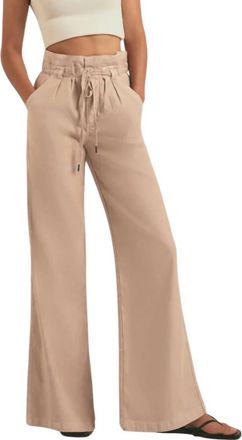 Favorite Daughter Josephine Wide Leg Pants In Warm Sand