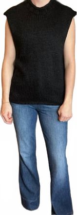 Dylan Hudson Textured Sweater In Black