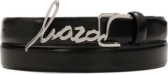 Kazar Smalle band met metalen logogesp - Dames - Riemen - Zwart - 90 CM - Accessoires