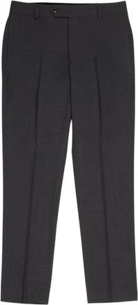 Brooks Brothers Milano Slim-fit Pakkenbroek - Heren - Nette broeken - Grijs - W32 - Wol - Broeken