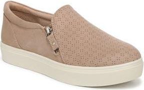 Dr. Scholls Madison Side Zip Slip-On Sneaker in Cuban Sand Faux Leather at Nordstrom Rack, Size 7.5