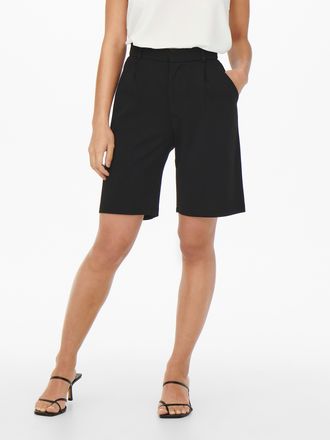 Jacqueline de Yong Chinoshorts JDY JDYTANJA LIFE CITY SHORTS JRS NOOS, Damen, Gr. XS (34), N-Gr, schwarz, Web, Obermaterial: 95% Polyester, 5% Elasthan, unifarben, regul