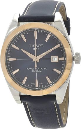 Tissot Gentleman Powermatic 80 Silicium Automatic Chronometer Blue Dial Mens Watch T927.407.46.041.00