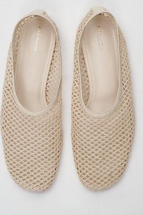 Reformation Britt Netted Ballet Flats