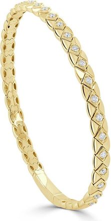 Sabrina Designs 14K 0.54 Ct. Tw. Diamond Flexible Stackable Bangle