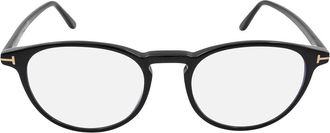 Tom Ford Blue Light Block Round Mens Eyeglasses FT5803-B 001 51