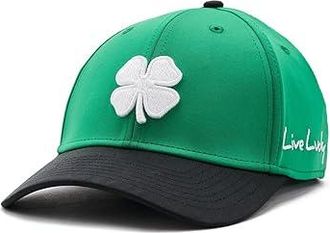 Black Clover Premium Clover 189 Hat Baseball Caps White/Kelly Green Hat/3d Black Clover : LG/XL, Polyester/Spandex