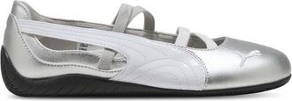 Puma Womens Speedcat Ballet Metallic - Shoes Silver Metallic/White Size 10.0