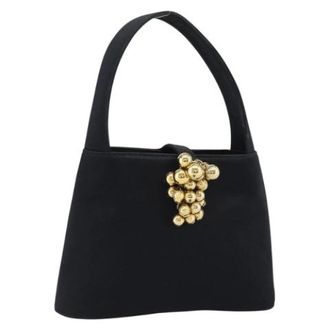 Ferragamo unisex, Pre-owned, Zwart, Maat: ONE Size Satijn