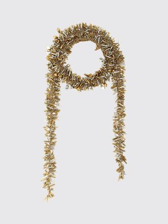 Dries Van Noten Collana in acrilico e ottone con finitura color oro
