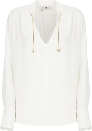 Elisabetta Franchi Donna, Camicette, Beige, L, new