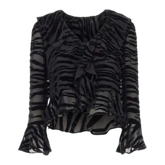 Rixo Blusa Tracye - Blouses & Shirts - Mujer - Negro - XS