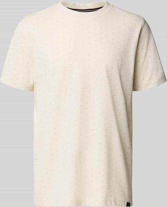 Lerros T-Shirt mit Rundhalsausschnitt in Offwhite, Gr&ouml;&szlig;e XXL