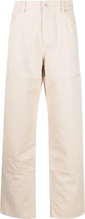 Axel Arigato Grate embossed cotton trousers - men - Cotton - 32 - Neutrals
