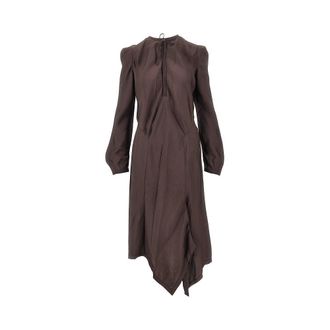 Christophe Lemaire Creased effect twill dress Woman 38