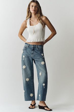 LE JEAN Nomad Mid-Rise Tapered Jeans