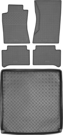OEM Juego De Alfombrillas De Goma Para Coche Y Maletero Para Mercedes Clase E W211 Familiar (2003-2009)