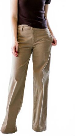 Amo Maddi Wide Leg Trousers In Sand
