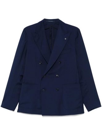 Tagliatore wool blazer - Blue