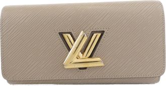 Louis Vuitton Galle Leather Long Wallet (Bi-Fold) (Pre-Owned)