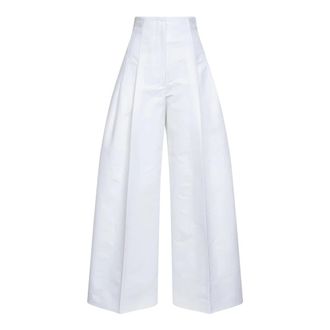 Jacquemus Wide Trousers - female - Jacquemus - Wide Trousers - White - 2XS - Trousers