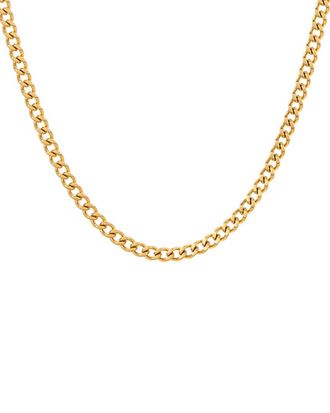 Adornia Adornia Stainless Steel Cuban Chain Necklace