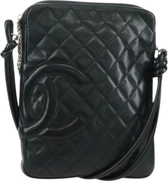 Chanel Pre-owned Cross Body Bags, female, Black, Size: ONE SIZE Pre-owned Vintage Shoulder Bag