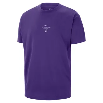 Nike Los Angeles Lakers Nike Mens Club Practice T-Shirt in Purple | IX0285-504