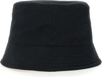 Marni Caps & Mützen - Wide Brim Cotton Bucket Hat - Gr. M - in Schwarz - für Damen